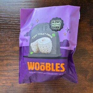 *Glow in the Dark* The Woobles Haunted House Tiny Toilet Paper Accessory - NEW